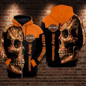 Harley Davidson 3D Printed Hoodie/Zipper Hoodie - 563d780d95d7