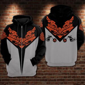 Harley Davidson 3D Printed Hoodie/Zipper Hoodie - 7efc016c0c38