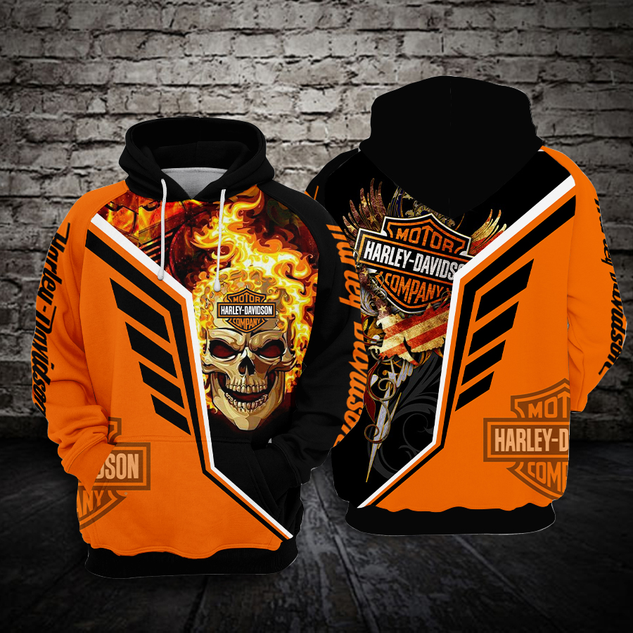 Harley Davidson 3D Printed Hoodie/Zipper Hoodie - 87f21aaf5bca Harley Davidson 3D Printed Hoodie/Zipper Hoodie - 87f21aaf5bca