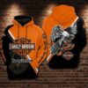 Harley Davidson 3D Printed Hoodie/Zipper Hoodie - 88deb9a762c9