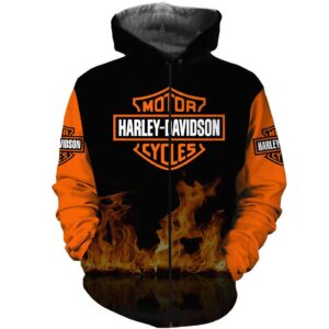 Harley Davidson 3D Printed Hoodie/Zipper Hoodie - 8bc9d4212ba7