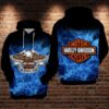 Harley Davidson 3D Printed Hoodie/Zipper Hoodie - 8c0b0bbbf5e9