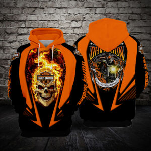 Harley Davidson 3D Printed Hoodie/Zipper Hoodie - 8fcf16af3aa3