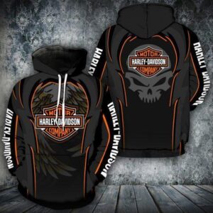 Harley Davidson 3D Printed Hoodie/Zipper Hoodie - 91e8ae5392eb