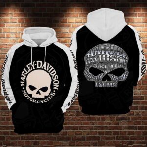 Harley Davidson 3D Printed Hoodie/Zipper Hoodie - bfc84a1d0476