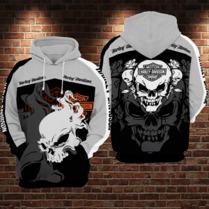 Harley Davidson 3D Printed Hoodie/Zipper Hoodie - c159c0b88216