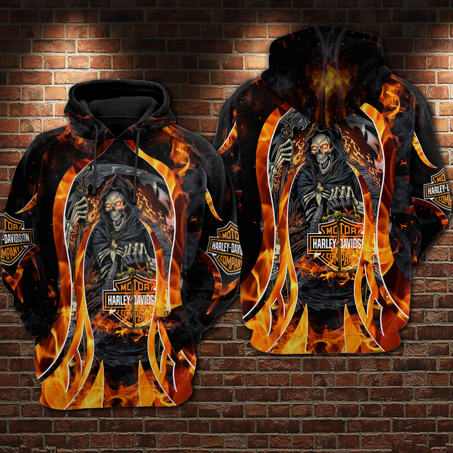 Harley Davidson 3D Printed Hoodie/Zipper Hoodie - cd9bb7b802b8 Harley Davidson 3D Printed Hoodie/Zipper Hoodie - cd9bb7b802b8
