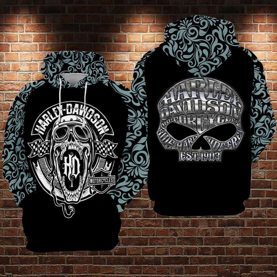 Harley Davidson 3D Printed Hoodie/Zipper Hoodie - d4f66fab5080 Harley Davidson 3D Printed Hoodie/Zipper Hoodie - d4f66fab5080