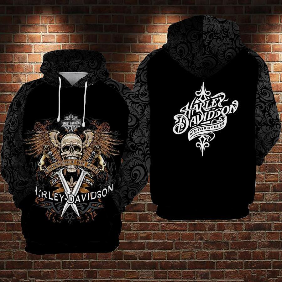 Harley Davidson 3D Printed Hoodie/Zipper Hoodie - d94293ecbb33 Harley Davidson 3D Printed Hoodie/Zipper Hoodie - d94293ecbb33