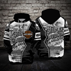 Harley Davidson 3D Printed Hoodie/Zipper Hoodie - e07444691672