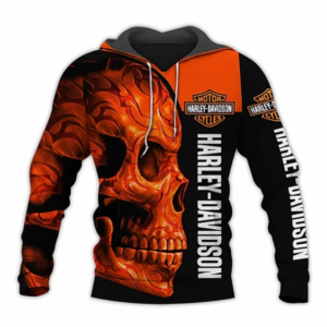 Harley Davidson 3D Printed Hoodie/Zipper Hoodie - e1fcae9c389a
