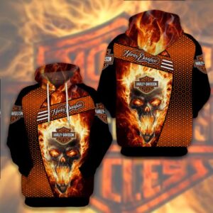 Harley Davidson Motocycle 3D Printed Hoodie/Zipper Hoodie - 124dda4962ae