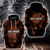 Harley Davidson Motocycle 3D Printed Hoodie/Zipper Hoodie - 94f14124ffc5