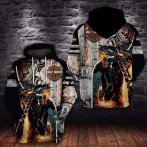 Harley Davidson Motocycle 3D Printed Hoodie/Zipper Hoodie - aea3c5f17c41