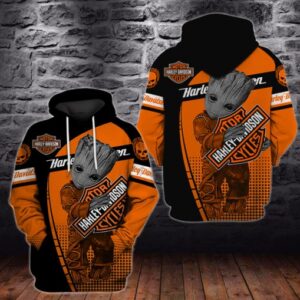 Harley Davidson Motocycle 3D Printed Hoodie/Zipper Hoodie - d21b6633f4cc