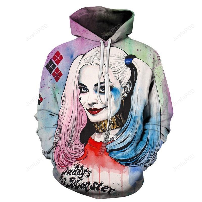 Harlley Quinn Hoodies 3D Hoodies Men Sweatshirts Movie Funny Pullover Hooded Tracksuits Fashion Novelty Joker Printed Male Coats - 32c96dc5ebeb Harlley Quinn Hoodies 3D Hoodies Men Sweatshirts Movie Funny Pullover Hooded Tracksuits Fashion Novelty Joker Printed Male Coats - 32c96dc5ebeb