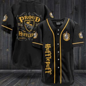 Harry Potter Proud Hufflepuff Patience Baseball Jersey Shirt
