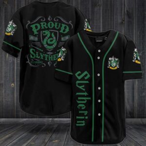Harry Potter Slytherin Proud Cunning Baseball Jersey Shirt