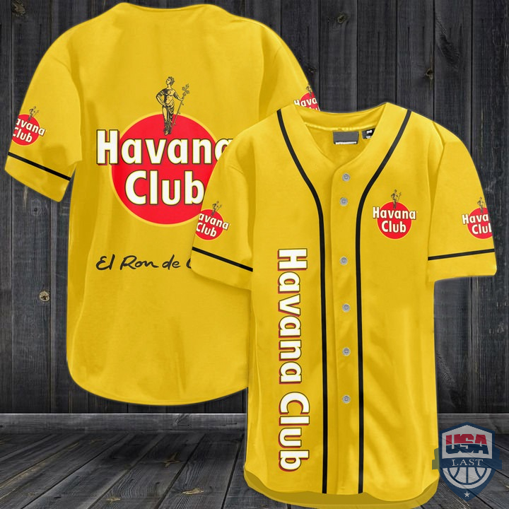 Havana Club Rum Baseball Jersey Havana Club Rum Baseball Jersey