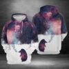 Hedgehog Galaxy 3D Printed Hoodie/Zipper Hoodie - 135943d7195b