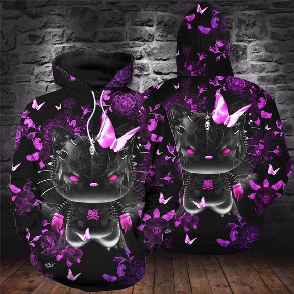 Hello Kitty Butterfly 3D Hoodie For Men For Women All Over Printed Hoodie - a0bb8f69ad3d Hello Kitty Butterfly 3D Hoodie For Men For Women All Over Printed Hoodie - a0bb8f69ad3d