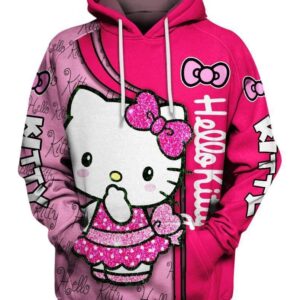 Hello Kitty Exclusive Collection Just Released 3D Hoodie For Men For Women All Over Printed Hoodie - afeff50c0c9a