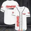 Hendrick Motorsports Car Team White Baseball Jersey
