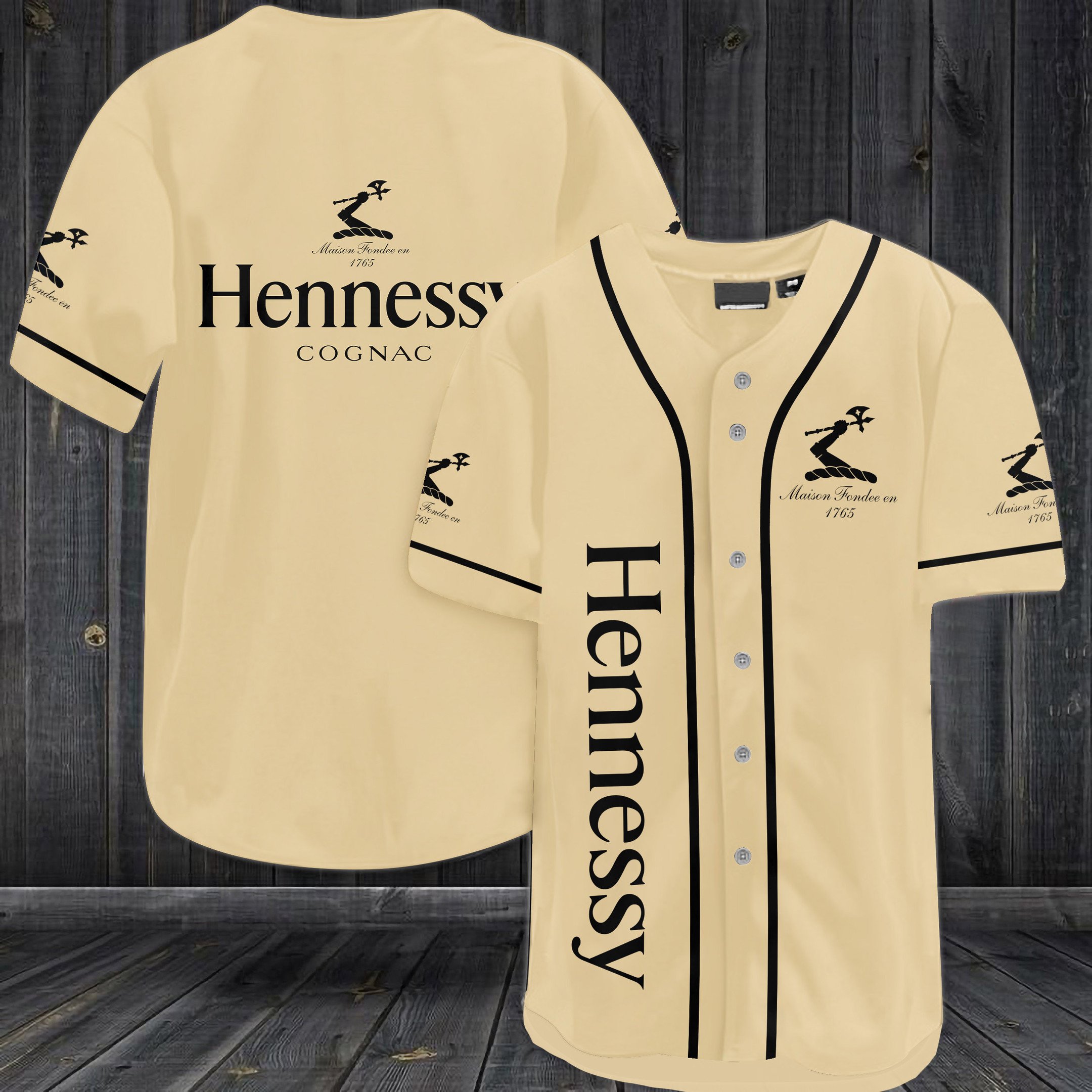 Hennessy Cognac Baseball Jersey Hennessy Cognac Baseball Jersey