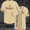 Hennessy Cognac Light Pink Baseball Jersey