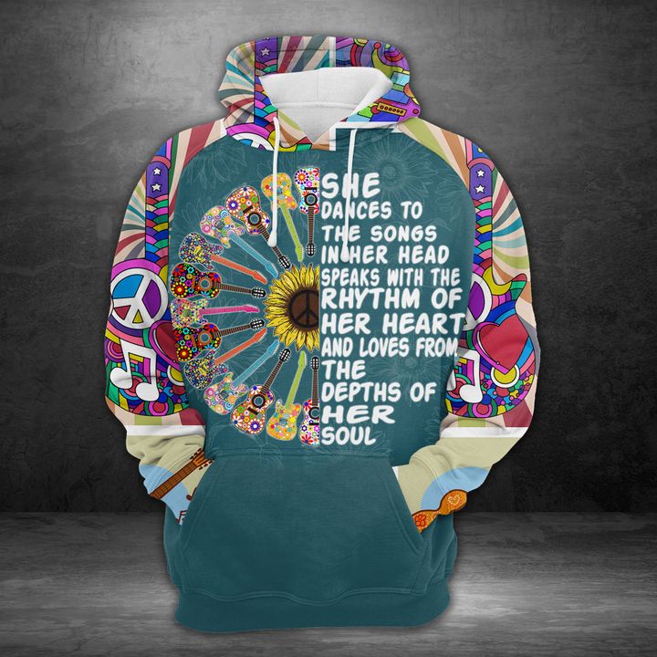 Hippie Guitar 3D Printed Hoodie/Zipper Hoodie - 6e252cd6760a Hippie Guitar 3D Printed Hoodie/Zipper Hoodie - 6e252cd6760a