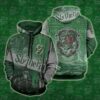 Hogwarts Castle Slytherin House 3D Hoodie All Over Print Hoodie361 - 1ca35d89c11c