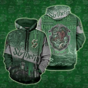 Hogwarts Castle Slytherin House 3D Hoodie All Over Print Hoodie361 - 1ca35d89c11c