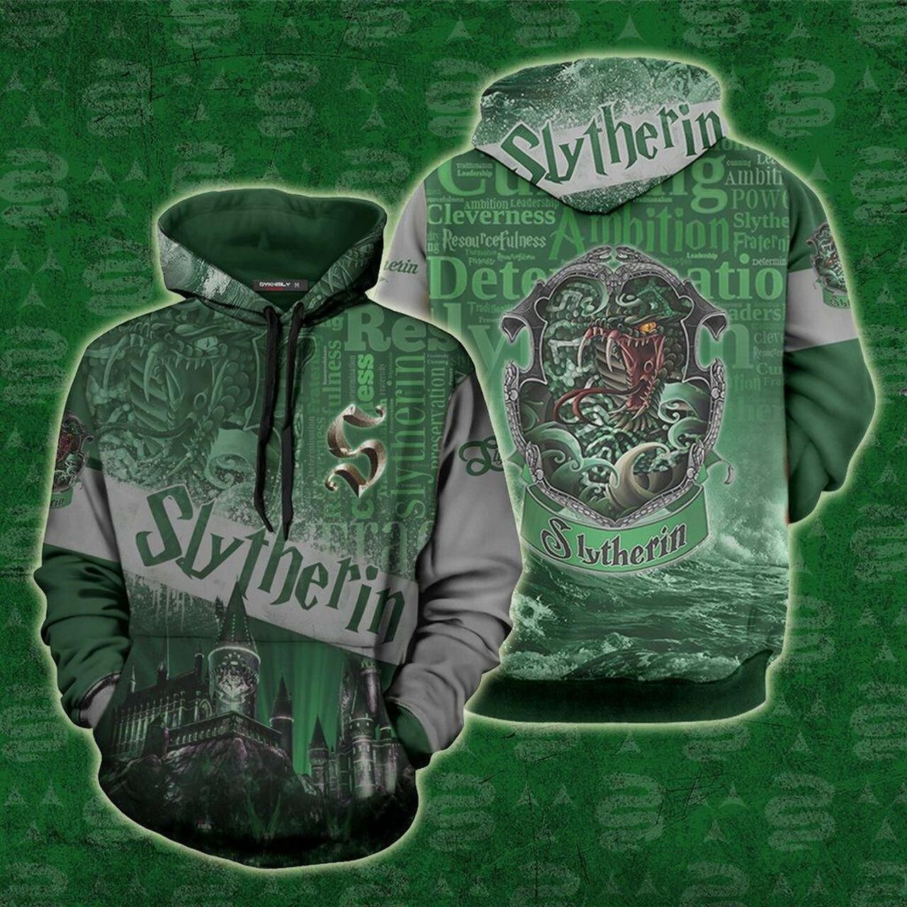 Hogwarts Castle Slytherin House 3D Hoodie All Over Print Hoodie361 - 1ca35d89c11c Hogwarts Castle Slytherin House 3D Hoodie All Over Print Hoodie361 - 1ca35d89c11c