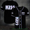 Hologram Kiss Band Personalized Baseball Jersey Shirt
