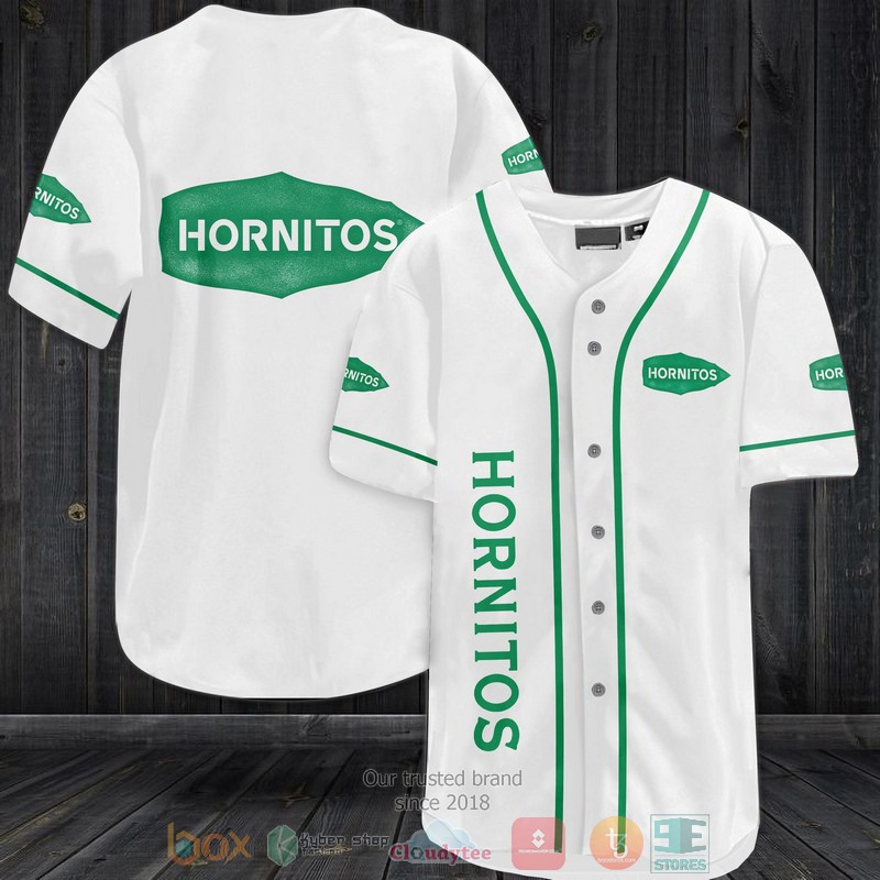 Hornitos White Green Baseball Jersey Hornitos White Green Baseball Jersey
