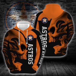 Houston Astros MLB Baseball Skull Men and Women 3D Hoodie Shirt Houston Astros MLB 3D Shirt Houston Astros Design 3d Full Printed High Quality 2020 - 01af8216bb68