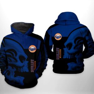 Houston Astros MLB Skull 3D Printed Hoodie/Zipper Hoodie - 0fa06521f297