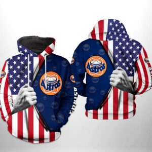 Houston Astros MLB US Flag 3D Printed Hoodie/Zipper Hoodie - f6412b05f8ad