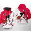 Houston Rockets NBA Mickey 3D Printed Hoodie/Zipper Hoodie - ce3fd1c8059c