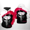 Houston Rockets NBA Skull Punisher Team 3D Printed Hoodie/Zipper Hoodie - 14c5148ed68a