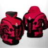 Houston Rockets NBA Skull Team 3D Printed Hoodie/Zipper Hoodie - 8c1bb874f10b