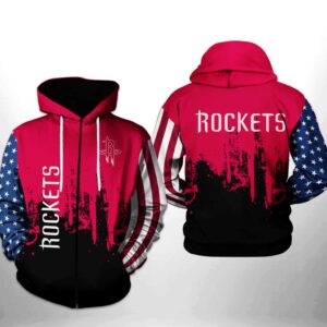 Houston Rockets NBA Team US 3D Printed Hoodie/Zipper Hoodie - ab70358db070
