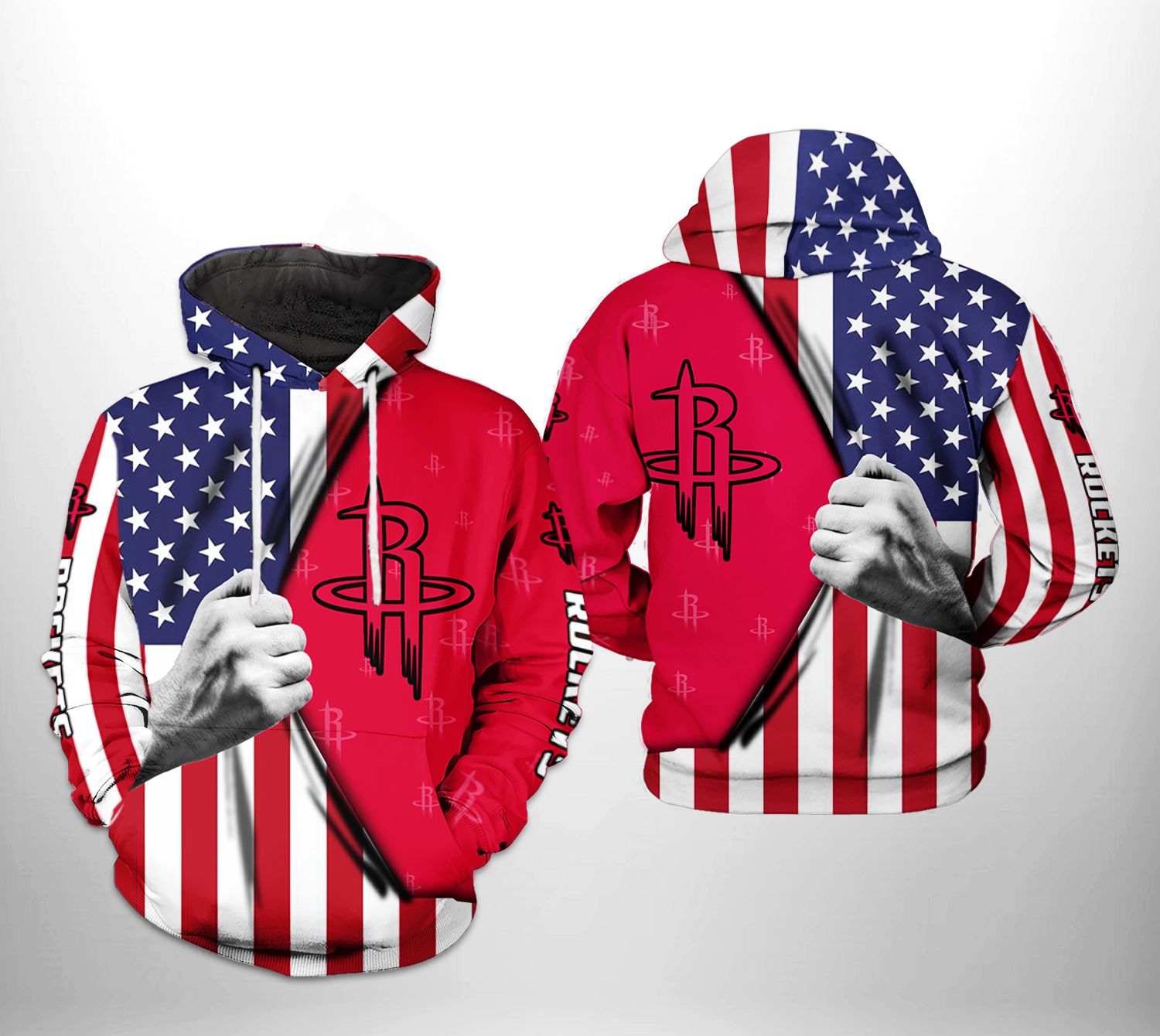 Houston Rockets NBA US Flag Team 3D Printed Hoodie/Zipper Hoodie - 7ba82df90441 Houston Rockets NBA US Flag Team 3D Printed Hoodie/Zipper Hoodie - 7ba82df90441