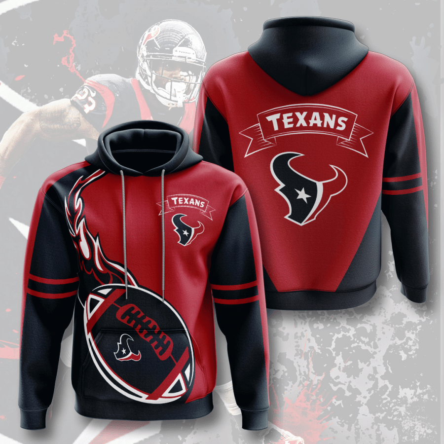 Houston Texans 3D Hoodie - e60b4399e6b7 Houston Texans 3D Hoodie - e60b4399e6b7