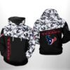 Houston Texans NFL Camo Veteran Team 3D Printed Hoodie/Zipper Hoodie - 7114ed437406