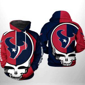 Houston Texans NFL Grateful Dead 3D Printed Hoodie/Zipper Hoodie - 3f568a66c6e1