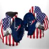 Houston Texans NFL US Flag Team 3D Printed Hoodie/Zipper Hoodie - 9861802c4b0d