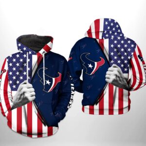 Houston Texans NFL US Flag Team 3D Printed Hoodie/Zipper Hoodie - 9861802c4b0d