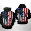 Houston Texans NFL US Flag Team 3D Printed Hoodie/Zipper Hoodie - d28c3b9c5319