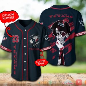 Houston Texans Nfl Personalized Baseball Jersey Shirt
